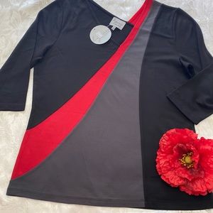 Color Block Knit Top NWT